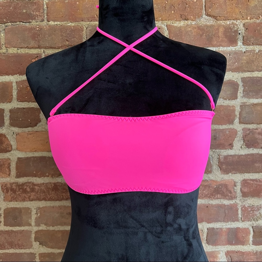 Neon Pink Bikini Top